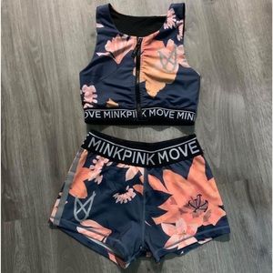 MINKPINK floral athletic set